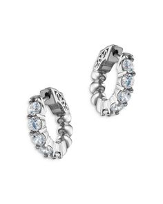 Bloomingdale's Diamond Huggie Hoop Earrings in 14K White Gold, 1.50 ct. t.w. - 100% Exclusive Formal Hoop Earrings With Single Cut Diamonds, Classic Small Hoop Jewelry With Channel Set, Formal Sterling Silver Huggie Earrings With Brilliant Cut, Formal Round Huggie Earrings With Single Cut Diamonds, Formal White Gold Huggie Earrings With Halo Design, Luxury Platinum Hoop Earrings With Prong Setting, Classic Sterling Silver Huggie Earrings With Halo Design, Timeless Huggie Earrings With Prong Setting For Formal Occasions, Formal Round Hoop Earrings With Channel Set