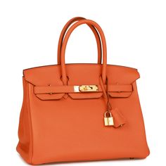 Will be delivered with Box, dust bag, card, booklet and  receipt Exchange Accepted in this cases :  We made mistake on order, package is damaged on delivery.   Our goal is to provide 100% customer satisfaction.   Our team is available to answer all your question Condition: New - Material: High quality - Leather: Genuine Leather   This Birkin is in Orange clemence leather with gold hardware and has tonal stitching, front flap, two straps with center toggle closure, clochette with lock and two keys and double rolled handles.   The interior is lined with Orange chevre and has one zip pocket with an Hermes engraved zipper pull and an open pocket on the opposite side.  Collection: U   Origin: France   Condition: Pristine; new or never  (plastic on hardware)   Accompanied by: Hermes box, Hermes Birkin Bag Orange, Hermes Bag Outfit, Orange Birkin, Birkin 30, Hermes Birkin 30, Hermes Box, Kelly Bag, Hermes Bags, Hermes Bag