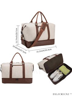 BagForLove - Seyfocnia PU Leather Travel Bag with Shoe Pouch - Stylish, Overnights, Travel Tote, Gym Bag Product Description Color Beige Closure Type Zipper Type Duffel Bag Features High-capacity Strap Type Top Handle Details Pictures Similar Products h2 { text-align: center; } /* æ¢è¡ */ li{ white-space: normal; word-break: break-all; word-wrap: break-word; } .red-box { width: 100%; display: flex; flex-direction: row; flex-wrap: wrap; justify-content: center; } .red-box > div { width: 190px; height: 250px; margin: 10px; } .red-box > div > a > img { width: 190px; height: 250px; } .size-box { width: 100%; margin: auto; white-space: nowrap; } .table { border-collapse: collapse; border-spacing: 0; width: 100%; table-layout: fixed; } tr, td, th { border: 1px solid rgb(175, 173, 173); padding White Large Capacity Bags For Weekend Trips, Weekend Trip Bag With Removable Pouch, Weekend Trip Bags With Removable Pouch, White Bags With Luggage Sleeve For Everyday Use, White Shoulder Bag For Weekend Trips, Beige Bags With Luggage Sleeve For Weekend Trips, Beige Rectangular Bag For Weekend Trips, Beige Rectangular Bags For Weekend Trips, White Shoulder Bag With Luggage Sleeve For Weekend Trips