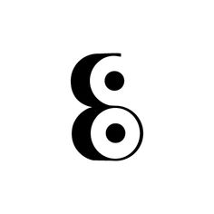 the letter b is made up of two circles