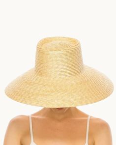 Our most luxurious hat yet: the Lampshade Hat Ivory. Handmade with fine wheat braid straw, this hat is perfect for your upcoming vacay! Lampshade Hat, Wheat, Straw, Braids, Hats, Plaits