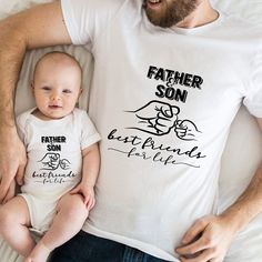 Dad And Son Shirt, Father's Day Gift, Best Father TShirt, Father And Son Best Friends, Dad Gift Tee, Daddy T Shirt, Dad T-Shirt,Husband Gift ~~ Please check all color and size charts before place the order. Since all shirts are custom made based on your selection, I don't accept return or exchange unless there is an issue with your order. ~~ High quality and super soft, comfortable shirt. Made with top-of-the-line vinyl and pressed with a professional grade heat press. ~~ Processing time is 1-3 Father's Day Unisex Crew Neck T-shirt, Unisex Crew Neck T-shirt For Father's Day, Father's Day Family Cotton T-shirt, Family T-shirt With Letter Print, Family Cotton T-shirt With Letter Print, Family Letter Print Cotton T-shirt, Father's Day Family T-shirt With Letter Print, Father's Day Cotton T-shirt With Slogan, Father's Day Cotton Slogan T-shirt