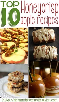 the top ten honeycrisp apple recipes