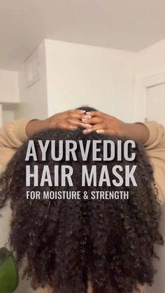 Ayurvedic Hair Mask Recipes, Henna Mask For Hair Growth, Ayurvedic Recipes For Hair, Hair Mask For Moisture, Henna Hair Mask, Ayurvedic Hair Mask, Bhringraj Powder, Growth Board, Fenugreek Powder