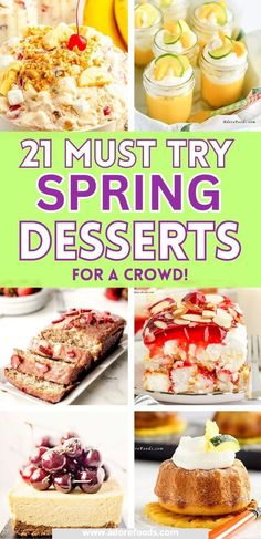 21 must try spring desserts for a crowd