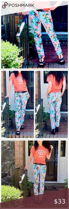 Fabulous Floral Skinny Pants! Amazing floral pants! Very high-end, silky feel. Please ask questions, I plan to do measurements on the different sizes soon. Smoke-free home and thanks for shopping my closet!! Pants & Jumpsuits Skinny Casual Mid-rise Bottoms With Floral Print, Mid-rise Cotton Bottoms With Floral Print, Mid-rise Cotton Floral Print Bottoms, Mid-rise Floral Print Cotton Bottoms, Casual Floral Print Mid-rise Bottoms, Casual Mid-rise Floral Print Bottoms, Casual Mid-rise Floral Print Pants, Mid-rise Floral Print Pants For Spring, Pink Floral Print Pants For Day Out