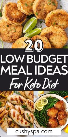 Budget Meal Ideas, Cheap Keto Meals, Low Carb Meals, Low Carb Low Fat Recipes, Best Fat Burning Foods, Cheap Dinners