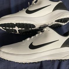 Nike Men’s Golf Shoes (11.5 Wide) Retail For $180 White Golf Sneakers With Boost Midsole, Nike Sporty Golf Shoes With Boost Midsole, Classic White Golf Sneakers, White Golf Sneakers With Perforated Toe Box, Sporty White Golf Shoes With Perforations, Golf Sneakers With Perforated Toe Box, White Golf Shoes With Boost Midsole, Nike Golf Shoes With Branded Insole And Round Toe, White Sporty Golf Shoes With Perforations