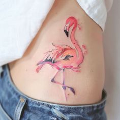 Vibrant Flamingo Tattoo Flash Set Flamingo Wrist Tattoo, Pink Flamingos Tattoo, Rip Tattoos For Mom, Tattoo Flash, Simple Tattoo Designs