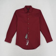 Alfani Dress Shirt Mens Athletic Fit Button Down Wrinkle Resistant Ruby Red Condition: New With Tag Brand: Alfani Msrp: $60 Material: 72% Cotton, 25% Nylon, 3% Spandex Color: Ruby Floral Length: 30(14-14.5 32/33, 16-16.5 32/33) Pit To Pit: 19.5(14-14.5 32/33), 23(16-16 1/2 32/33) Measurements (In Inches) Are Approximate & Based On Flat Lay. Athletic Fit Wrinkle Resistant Machine Washable Imported Alf100029277mn Red Slim Fit Shirt For Semi-formal Occasions, Elegant Red Slim Fit Shirt, Semi-formal Red Long Sleeve Shirt, Semi-formal Long Sleeve Red Shirt, Red Long Sleeve Semi-formal Shirt, Red Slim Fit Button-up Tops, Red Slim Fit Button-up Shirt, Red Slim Fit Shirt With Button Closure, Red Long Sleeve Dress Shirt For Formal Occasions