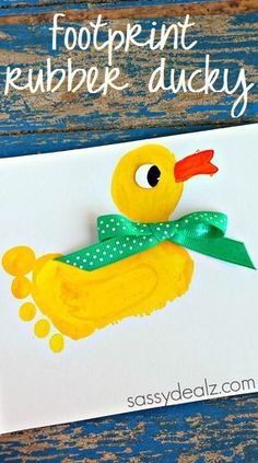 a rubber ducky craft for kids to make