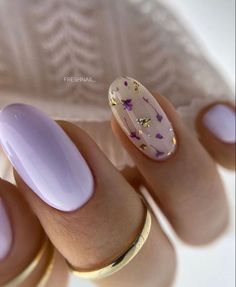 Perfect nail art dry flower stickers, can be used for nail decoration Follow me for more nail inspiration Amazon find: create beautiful at home nails using the gel nail kit #ad #CommissionsEarned Lavender Nails, Trendy Nail Art Designs, Classy Acrylic Nails, Trendy Nail Art, Dry Nails, Classy Nails, Chic Nails, Flower Nails