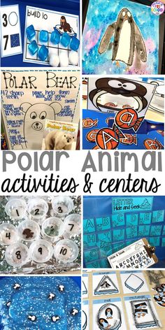 polar animal activities and crafts for kids