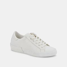 ZINA 360 SNEAKERS WHITE RECYCLED LEATHER – Dolce Vita Athleisure Shoes, Off Duty Outfits, Sneakers Looks, White Leather Sneakers, Recycled Leather, Sneaker Wedge, Sweaters And Jeans, Terry Cloth, White Sneakers