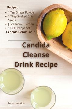 Candida Cleanse Drink Recipe Candida Cleanse Diet, Health Reset, Cleansing Diet, Cleanse Drink, Healthy Liver Diet, Body Board