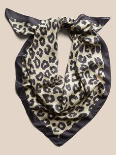 Accent your look with this soft, colorful print scarf you can layer through the seasons. Can be worn as a head scarf or hair accessory. Made exclusively for Banana Republic Factory. #710726 Leopard Print Scarf, Banana Republic Factory, The Seasons, Scarf Print, Head Scarf, Hair Accessory, Scarf Shawl, Colorful Prints, Banana Republic