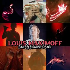 various images with the words louis maximum off