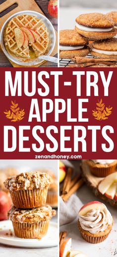 Fall is here, and what better way to enjoy this season than with a mouthwatering lineup of fall apple desserts? From old-fashioned apple pie to cozy apple crisp and sticky caramel apples, this list of autumn-inspired treats is guaranteed to satisfy your cravings and fill your home with the sweet aroma of fall. These 31 fall apple desserts will inspire your baking projects, I promise. Let’s dive into these irresistible goodies! Cosy Meals, Fall Apple Desserts, Small Apple Pies, Best Apple Desserts, Apple Food, Apple Cheesecake Bars, Best Apple Recipes, Fall Apple Recipes