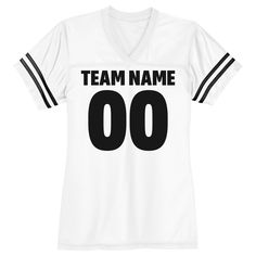 This is a lightweight fan style football jersey for women. It's a women's relaxed fit. The fit of this jersey isn't as small a women's junior fit shirt. Please refer to the measurements for help choosing the correct size. ORDERING INFORMATION Please send a message after purchase with the following: FRONT - TEAM NAME / NUMBER BACK - PLAYER NAME / NUMBER SHIPPING We ship 3 business days after you order. Please send a message before ordering to see if I can assist you with a rush order. The white j White Jersey With Name Print For Game Day, White Letter Print Jersey For Game Day, White Team Spirit Jersey With Name Print, White Jersey With Name Print For Sports Season, White Sports Jersey With Name Print, White Jersey With Letter Print For Fan Gear, Team Spirit Jersey With Team Name For Football Season, Game Day Football Season Jersey With Team Name, White Football Season Jersey With Letter Print