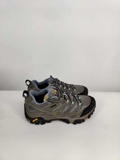 MERRELL WOMEN MOAB 2 WATERPROOF DURABLE HIKING SHOE GRANITE GRAY J06026 SIZE 6.5 MERRELL WOMEN MOAB 2 WATERPROOF DURABLE HIKING SHOE GRANITE GRAY J06026 SIZE 6.5 MSRP: $125 DETAILS: Experience out-of-the-box comfort in waterproof hiking shoes. With durable leathers, a supportive footbed, and Vibram® traction, the Moab has been worn on the feet of nearly 20 million people since its inception. FEATURES: • M Select™ DRY seals out water and lets moisture escape so you stay dry when you're on the move • Performance suede leather and mesh upper • Bellows, closed-cell foam tongue keeps moisture and debris out • Protective rubber toe cap • Breathable mesh lining • Merrell M Select™ FIT.ECO+ blended EVA contoured footbed with added zonal arch and heel support • Molded nylon arch shank • Merrell air Mtng Shoes, Camping Shoes, Waterproof Hiking Shoes, Funky Shoes, Tromso, Merrell Shoes, Crazy Shoes, Dream Shoes, Dream Clothes