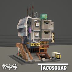 an image of a model of a tacosquad house made out of legos