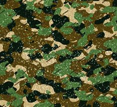 a camouflage pattern with green and brown colors