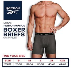 Reebok Logo, Spyder Men, Seersucker Pants, Athletic Men, Intense Workout, Boxer Briefs, Moisture Wicking Fabric, Briefs, Quick Dry