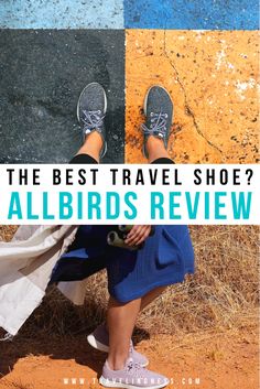 A pair of gray Allbirds against a colorful floor and a woman wearing a lavender pair of Allbirds shoes while exploring. All Birds Shoes Outfit, Allbirds Shoes Women Outfit, Allbirds Outfit, Bird Shoes, Allbirds Shoes, Most Comfortable Shoes, Travel Shoes, All Birds