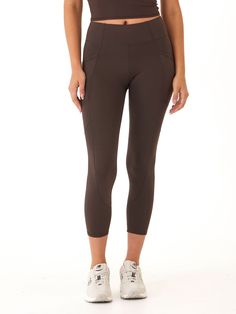 Pockets are everything. Work up a sweat in our Rita Leggings, constructed with flat lock seams and made from our recycled eco power performance fabric. Featuring four-way-stretch, side pockets and interior stash pocket, this legging is the ultimate in sculpting, function and comfort. Made to move with you, these are the perfect leggings to run, stretch, twist and bend in through any workout. Perfect Leggings, Active Leggings, Who Said, Fall Shopping, Romper With Skirt, Performance Fabric, Sports Leggings, Sweater And Shorts, Active Wear Tops