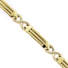 Splendid Design That's Just Right For This Season. This Is The Adoring Look Of 14k Yellow Gold In Its Fancy "X" Link Chain Bracelet. It Goes With Everything And Will Suit Casual Even More Dressy. The Combination Satin And High Polish Finish Of This Lovely Bracelet Makes It More Exquisite. Feel Secure With Its Box Clasp Closure That Keeps Your Bracelet With You Forever. This Bracelet Weighs 8.1 Grams. The Piece Measures 7" Long. Sku: Wgb3879 Suit Casual, Premier Jewelry, Link Chain Bracelet, Box Clasp, Eternity Ring Diamond, Women Diamond, Jewelry Companies, Pearl Pendant, Chain Link Bracelet