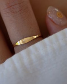 Tiny Signet Ring – E&E PROJECT Dainty Rings With Initials For Everyday, Dainty Everyday Rings With Initials, Adjustable 14k Gold Initial Ring For Everyday, Personalized Gold Engraved Ring For Everyday, Classic Everyday Initial Ring, Classic Personalized Midi Rings For Everyday, Minimalist 14k Gold Engraved Ring With Initials, Classic Personalized 14k Gold Midi Rings, Gold Engraved Ring With Initials For Everyday