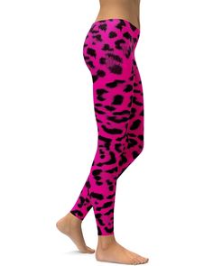 Are you sick of boring gym outfits that lack color? You know you've come to the right place when you see our designs. For example these Pink Leopard Skin Leggings, these leggings do not lack color whatsoever. Wear these to the gym, a party or out and about because Girl you will look amazing! Trendy Full Length Pink Yoga Pants, Trendy Workout Tights, Trendy Full Length Gym Leggings, Trendy Compression Yoga Pants, Trendy Pink Yoga Pants, Trendy Pink Gym Leggings, Trendy Pink Leggings For Gym, Skin Leggings, 100 Squats