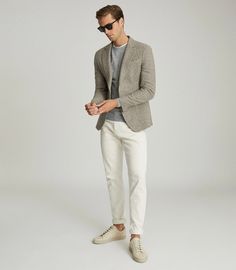 Outfit Semiformal, Tyler Fashion, Georgetown Law, Beachy Chic, Slim Fit Blazer, Smart Casual Men, Slim Fit Jackets, Mens Outfit Inspiration