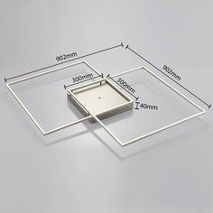 an object is shown with measurements for the square and rectangles to be placed on