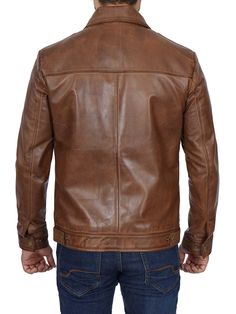 Make a statement with our Men's Shirt Collar Chocolate Brown Leather Jacket. Crafted from high-quality lambskin leather, it features a soft, skin-friendly polyester lining, shirt collar style, and two outside pockets. Versatile and timeless, get yours today and elevate your style. Specification: 100% Real Lambskin Leather. Internal full lined with a skin-friendly soft polyester with quilted foam. Shirt collar with zip closure. Two sides and two inside pockets for traveling essentials. Pairs perf