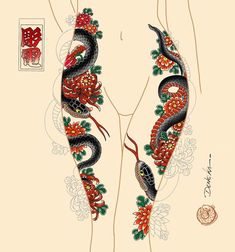 Tebori Tattoo, Most Beautiful Tattoos, Traditional Japanese Tattoo, Dragon Tattoos, Irezumi Tattoos