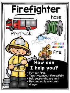 a firefighter poster with the words, how can i help you? and an image of