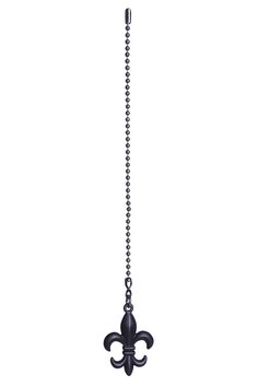 Update the look of your ceiling fan with this fun fleur-de-lis pull chain. Harbor Breeze Universal 4.85-in Black Metal Indoor Ceiling Fan Pull Chain | FP51 Fan Pull Chain, Ceiling Fan Pull Chain, Ceiling Fan Pulls, Indoor Ceiling Fan, Fan Pulls, Fan Accessories, The Ceiling, Pull Chain, Decor Lighting