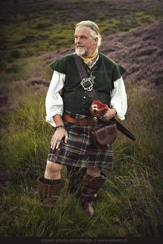 Highland Warrior, Scottish Warrior, Victorian Gentleman, Scottish Countryside, Grey Beards