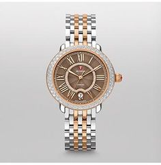 Fall 2015 ~ Serein 16 Diamond Two Tone Rose Gold, Cocoa Diamond Dial Lady Watches, Elegant Clothing, Fabulous Style, Rose Bracelet