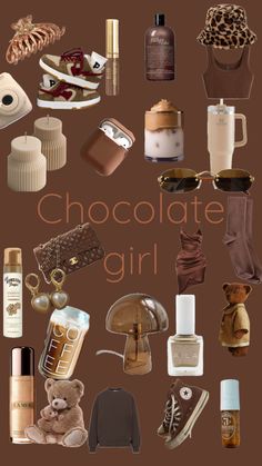 #chocolategirl #vibes #beauty #brownaesthetic #fypppppppppp Preppy Essentials, Beautiful Tattoos For Women, Bath And Body Works Perfume, Pumpkin Spice Season, Fancy Makeup, Girly Accessories