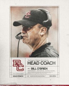 a close up of a baseball card with a head coach on it's face