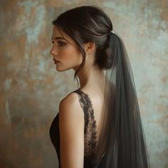 You'll love this timeless simple black tulle veil, hand-made with airy soft tulle that's luxurious to the touch yet understated in its own elegance.  ✧ Silver Comb attached to the veil. ✧ Ships within 2-3 days ----OTHER LENGTH---- ✧Waltz Length: 60 inches ✧Chapel Length: 98 inches  ✧Cathedral Length is 118 inches ----COLORS---- ✧White - Pure white ✧ Diamond White - Light ivory, off white, soft white, soft ivory ✧ Ivory - True ivory with a tint of yellow ----How to Select Your Veil Color---- https://www.ieiebridal.com/blogs/wedding-veils/wedding-veil-colors ----WIDTH---- ✧Regular Width: 60 inches RETURN POLICY ---------------------- https://www.ieiebridal.com/pages/returns-policy ----How to Remove Wrinkles---- https://www.ieiebridal.com/blogs/wedding-veils/how-to-get-wrinkles-out-of-your-we Black Vail Bride, Wedding Veil Simple, Black Bridal Veil, Vail Bride, Black Wedding Veil, Mantilla Veil Wedding, Veil Simple, Veil Color, Tulle Wedding Veil