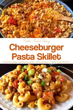 cheeseburger pasta skillet is an easy and delicious meal