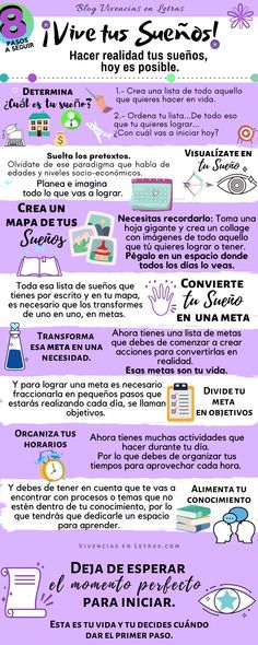 Impulsa tus sueños. Deja de poner límites ¡Puedes hacerlo! - Vivencias En Letras | Reflexiones para la vida y desarrollo personal Motivation Psychology, Personal Motivation, Daily Thoughts, Good Habits, New Me, Useful Life Hacks, Bts Photo, Self Care, Life Hacks