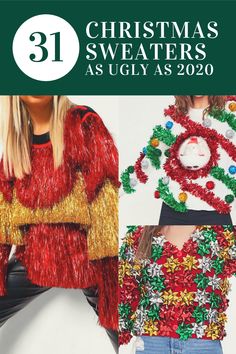 christmas sweaters as ugly as 2020