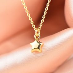 Measurement: 7.5x4.5mm Hole: 2mm Material: 18k real gold plated over brass, with non tarnishing coat Listing is for 1 pc or 10 pcs Quantity discount is available in drop down menu Ship From Los Angeles Orders that exceeds $35 will enjoy a Free Shipping Service within the US Dainty Yellow Gold Star Charm Necklace, Sterling Silver Star Charm Necklace In Yellow Gold, Yellow Gold Sterling Silver Star Charm Necklace, Gold-plated Star Charm Necklaces, Gold Plated Star Charm Necklaces, Gold Plated Star Charm Necklace, Gold Plated Star Charm Necklace Gift, Gold Plated Star Charm Necklace For Gifts, Gold Star-shaped Sterling Silver Charm Necklace