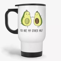 two avocados with the words you are my other half