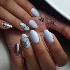 Teal Nails, Nail Art Designs, Nail Designs, Nail Art, Nails, Hair, Blue, Beauty, Art