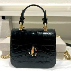 Authentic New Come With Dust Bag, Box And Authentic Card All Offers Are Welcome, But Please Be Reasonable Jimmy Choo Bags, Mini Crossbody Bag, Mini Crossbody, Jimmy Choo, Mini Bag, Cross Body, Dust Bag, Bag Lady, Women Shopping